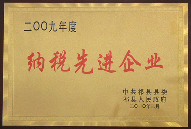 納稅先進企業(yè)